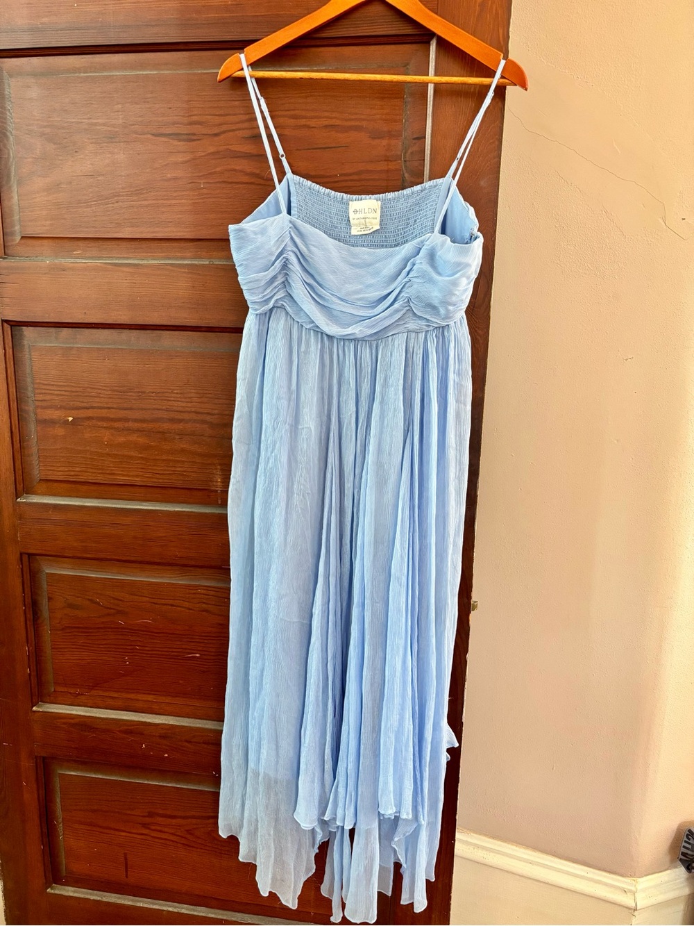 BHLDN Lola Sleeveless Chiffon Midi Dress Size Medium - Picture 3 of 9